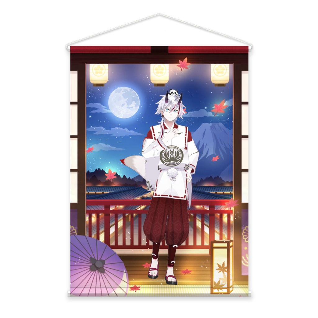 【モモ】02月記念日-タペストリー-G0500