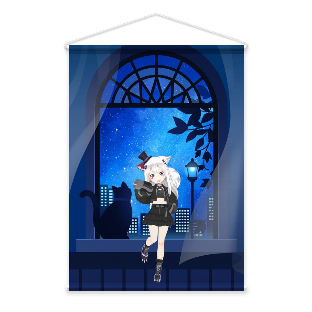 【優乃羽 ゆのん。】02月記念日-タペストリー-G0512