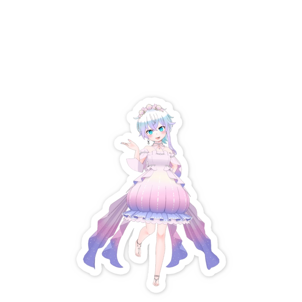 【水野ウミ】02月記念日-スマホステッカーG0526