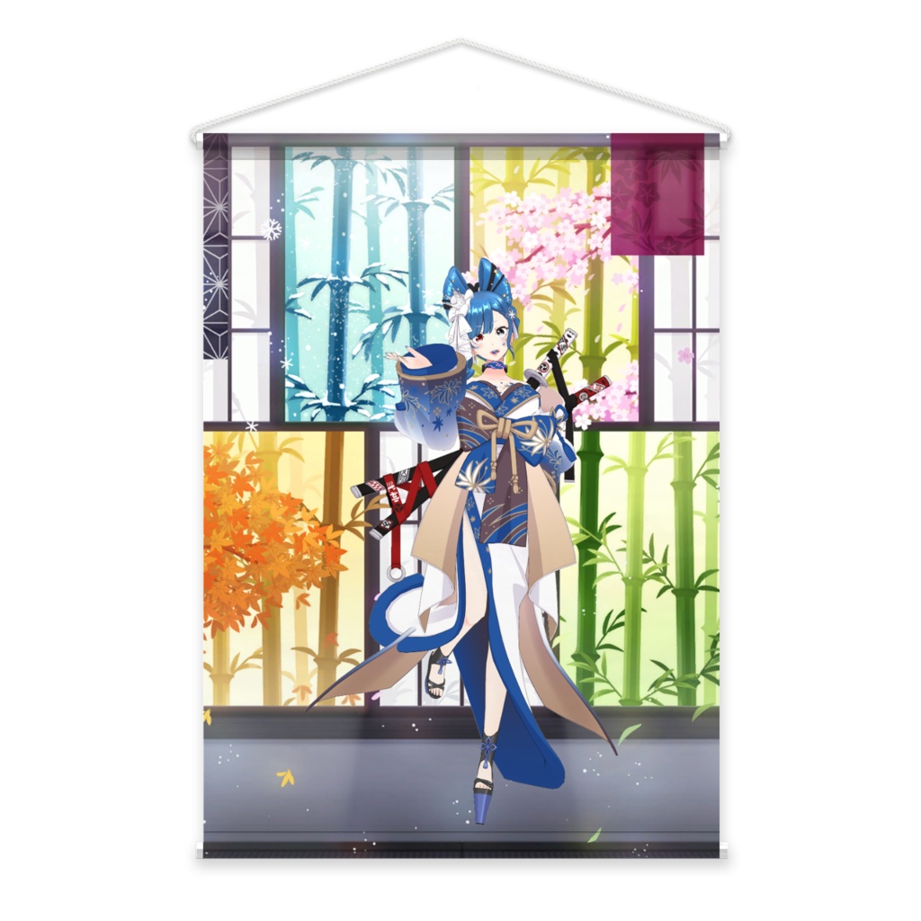 【碧花 依琉翔】02月記念日-タペストリー-G0545