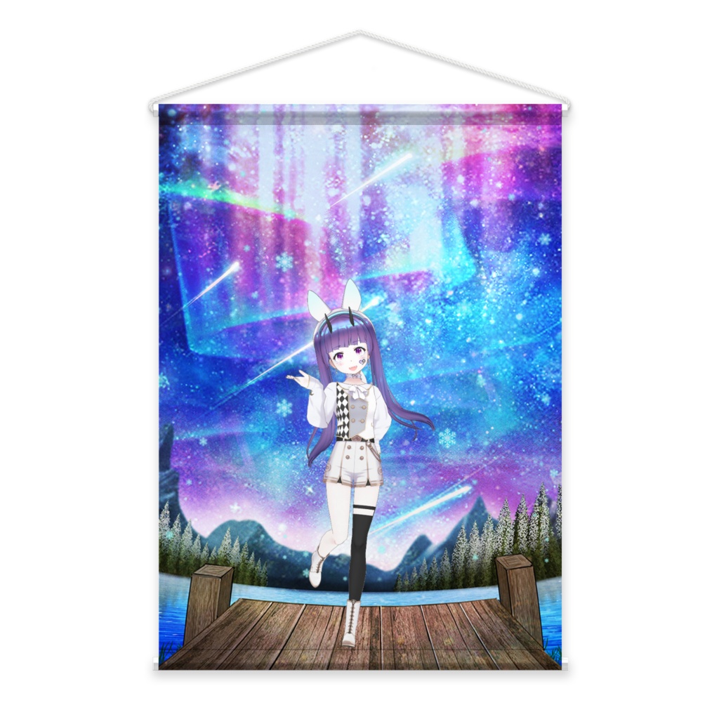 【花添 結城】02月記念日-タペストリー-G0550