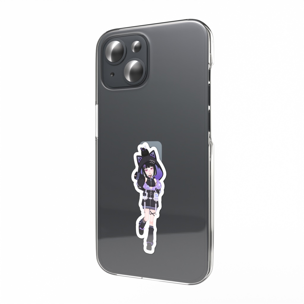 【やみねこ】02月記念日-スマホステッカーG0553