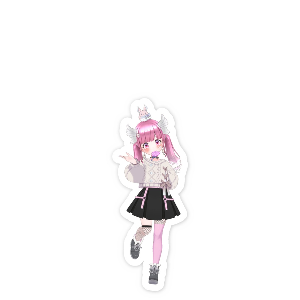 【桜音楓花】02月記念日-スマホステッカーG0562