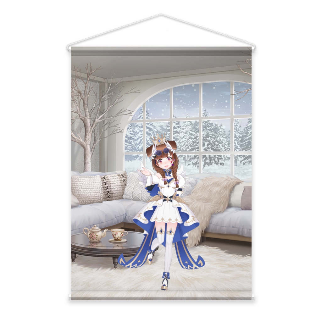 【おもち】02月記念日-タペストリー-G0565