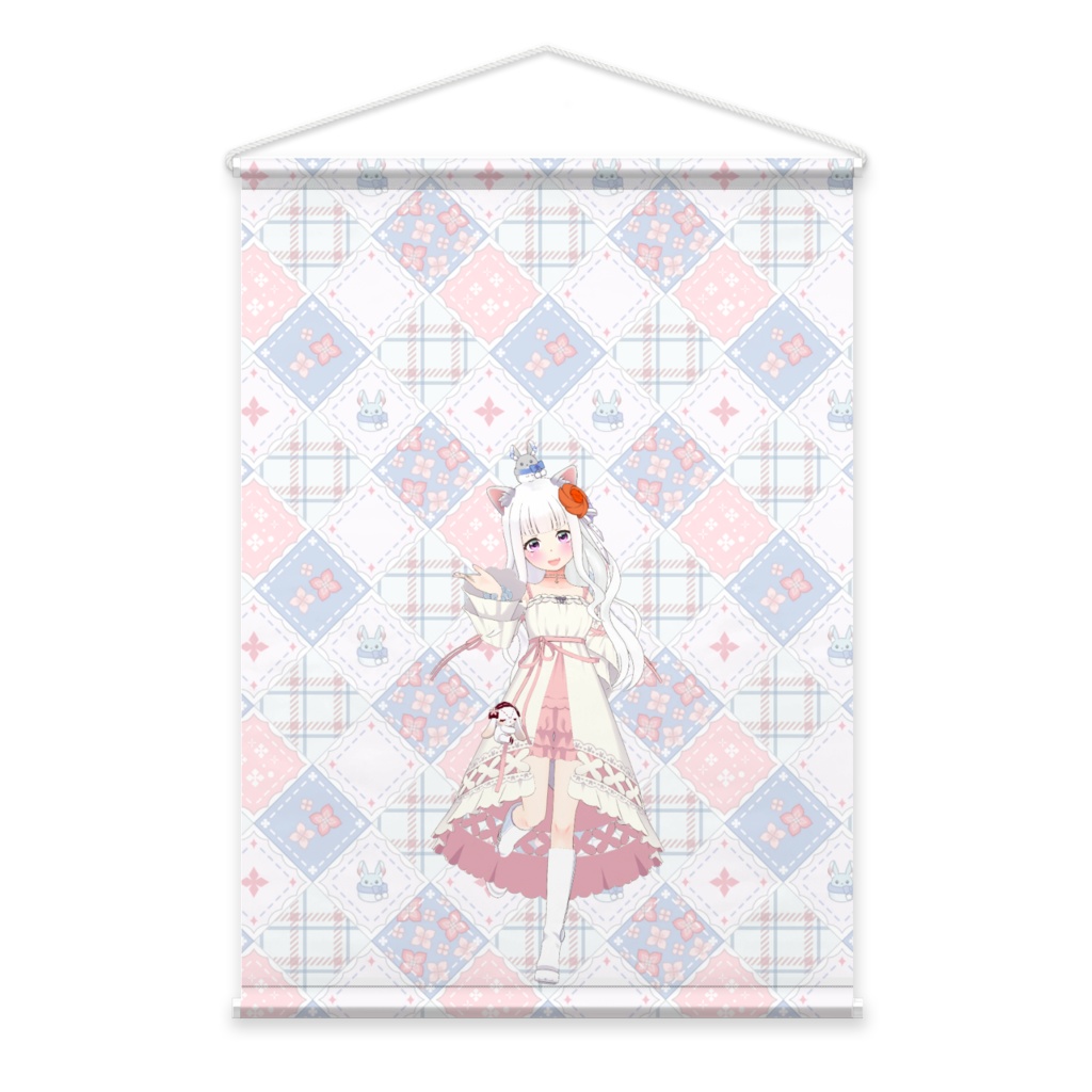 【猫咲るな】02月記念日-タペストリー-G0578