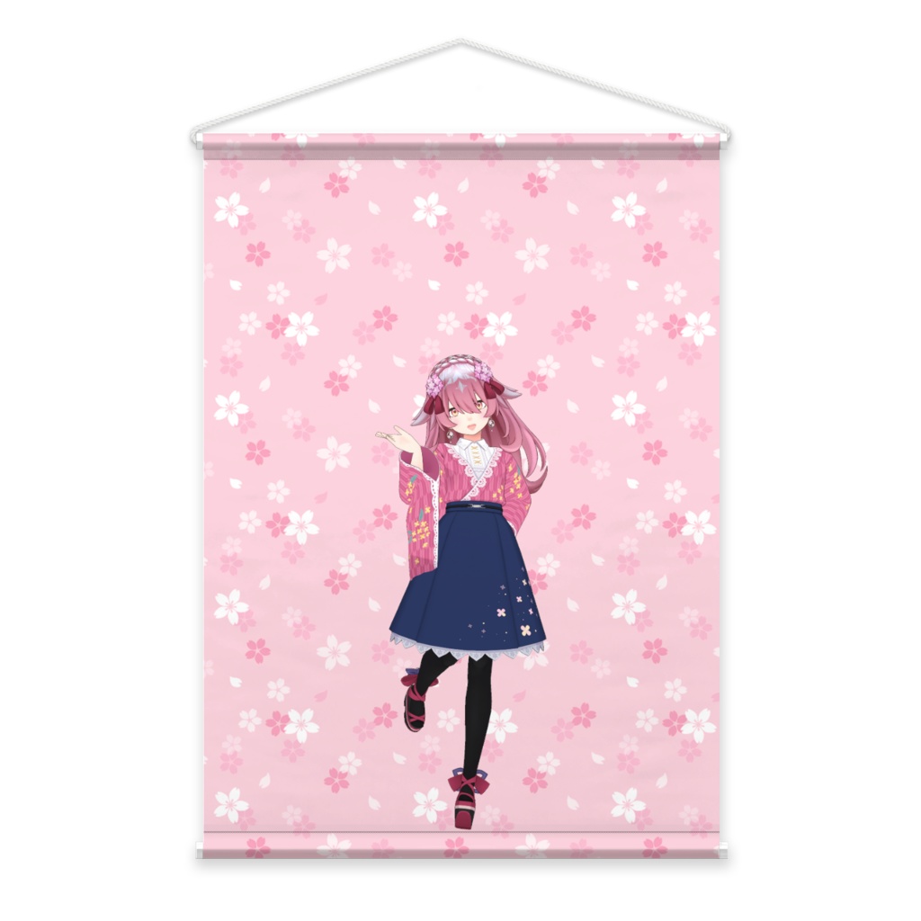 【七々篠つぐみ】02月記念日-タペストリー-G0583