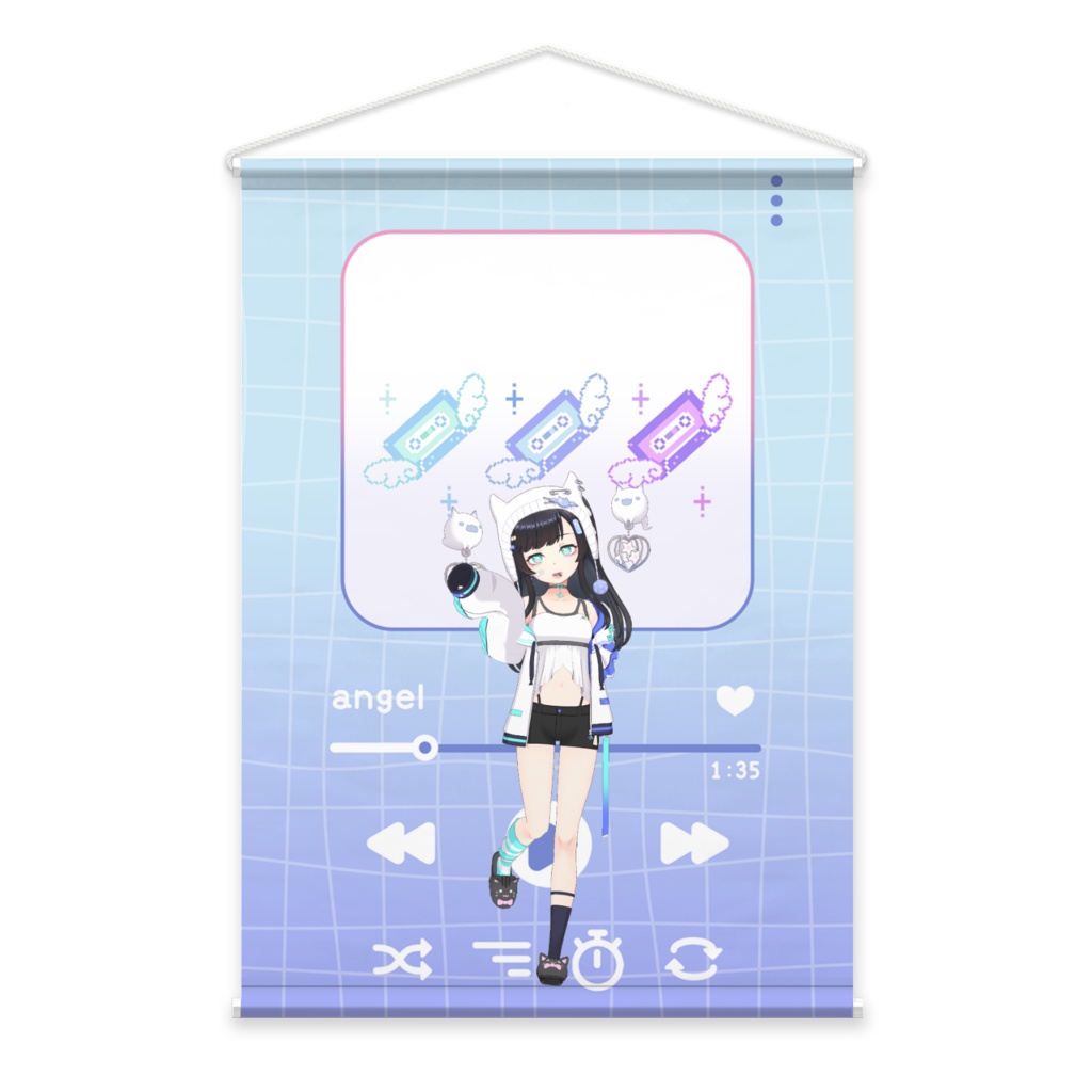 【みずかみ あまね】02月記念日-タペストリー-G0588