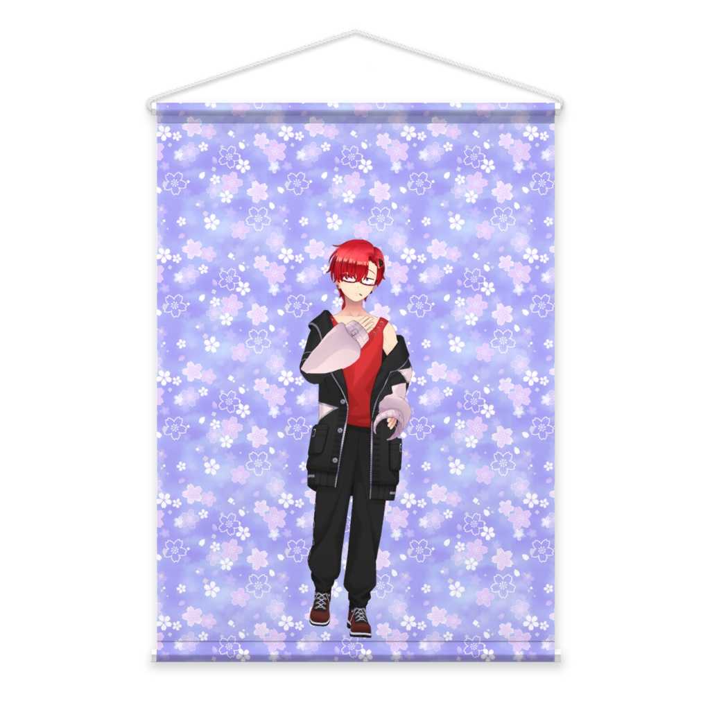 【桜葉ふろう】02月記念日-タペストリー-G0610