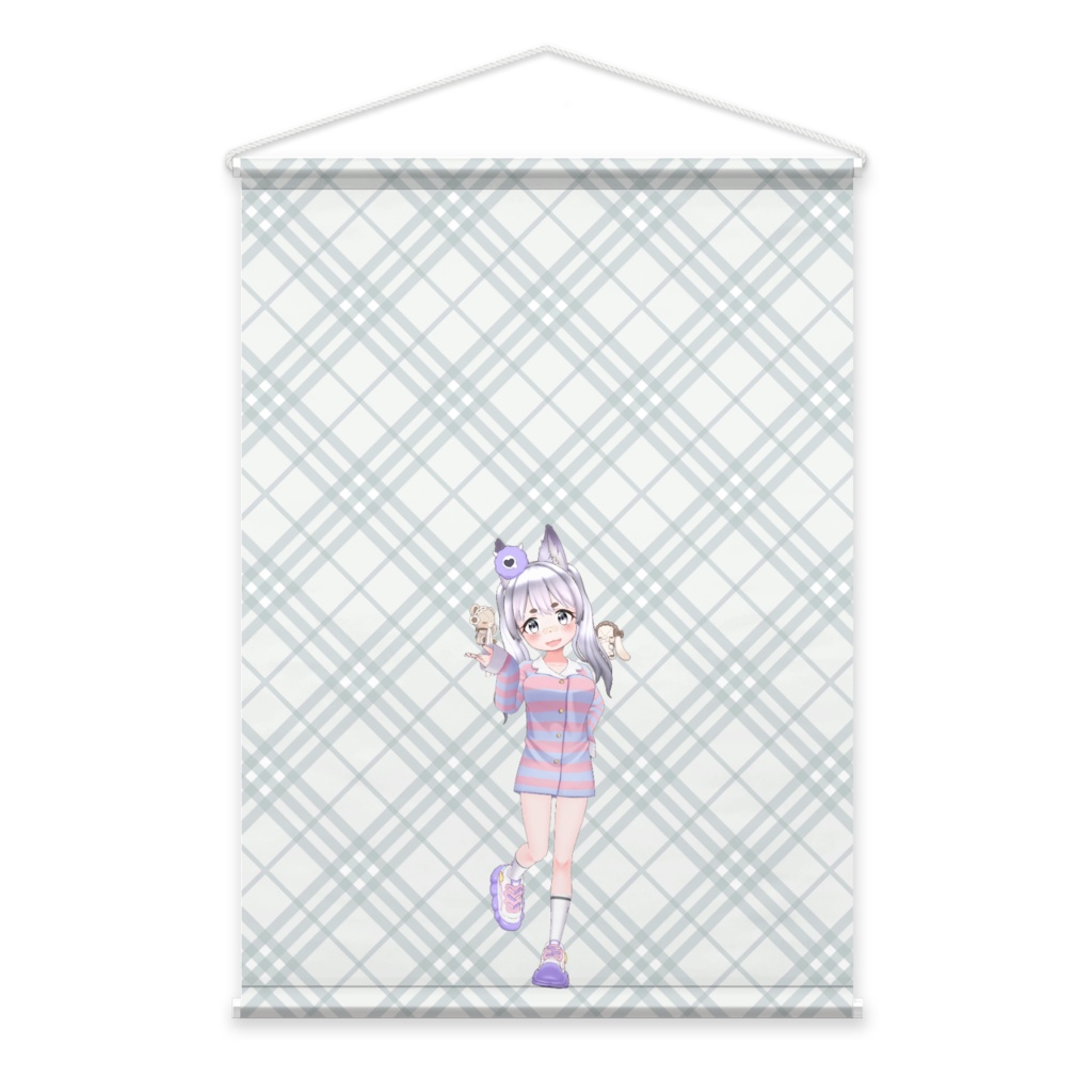 【華羽堕るいか】02月記念日-タペストリー-G0606