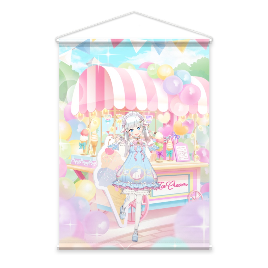 【白羊めい】02月記念日-タペストリー-G0651