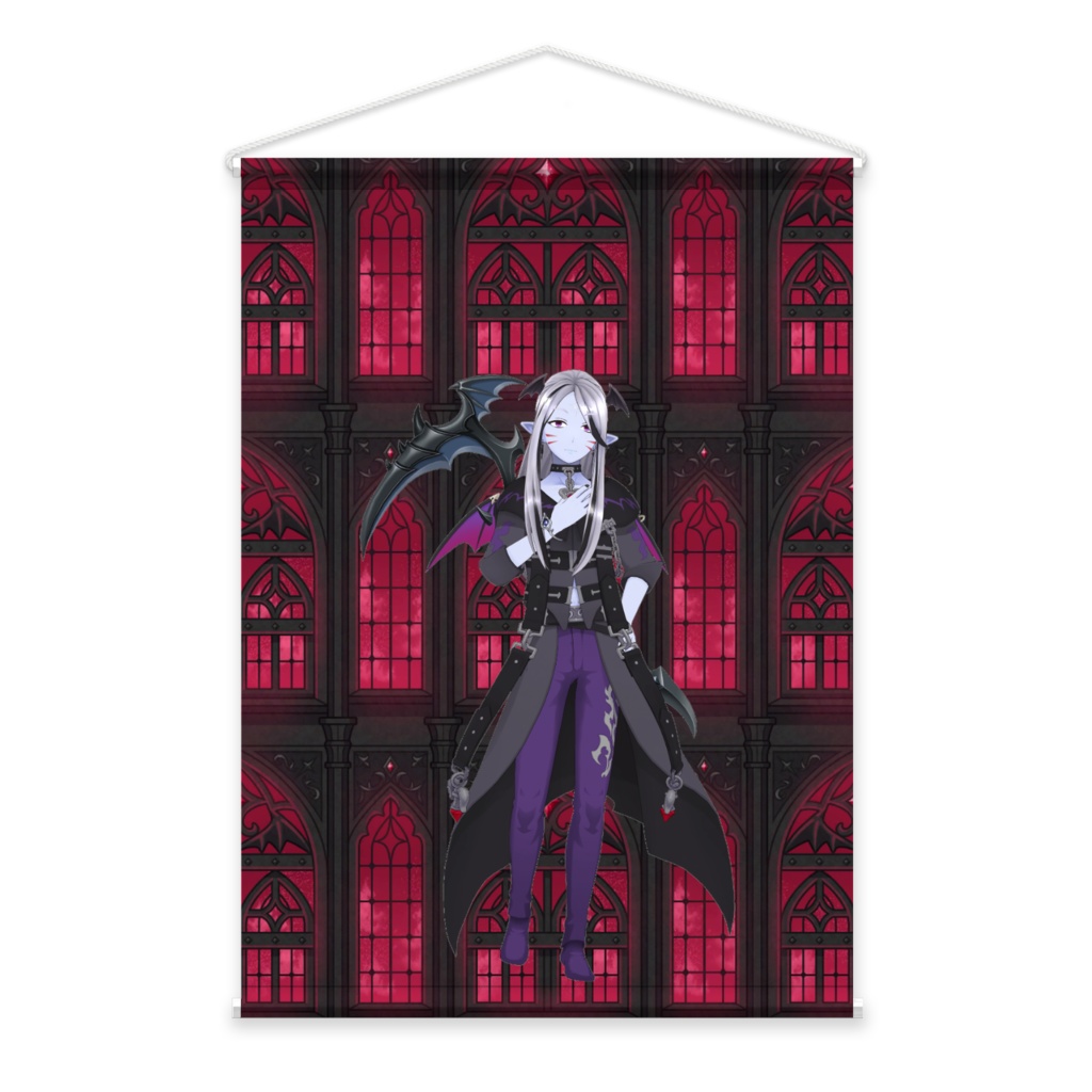 【低級悪魔ユノ】02月記念日-タペストリー-G0648