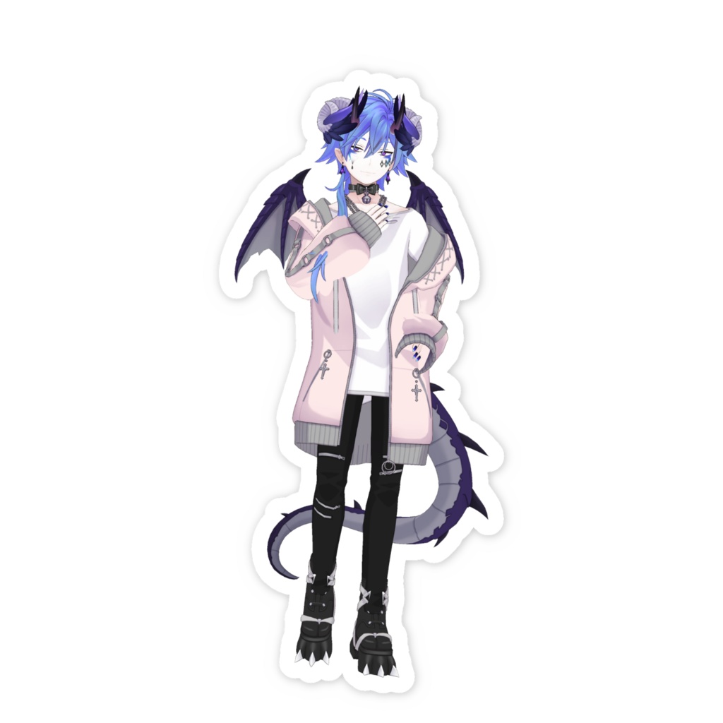 【ろ迦。】02月記念日-スマホステッカーG0686