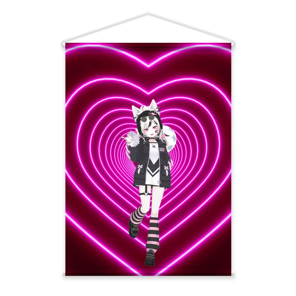 【ひちゃん】02月記念日-タペストリー-G0714