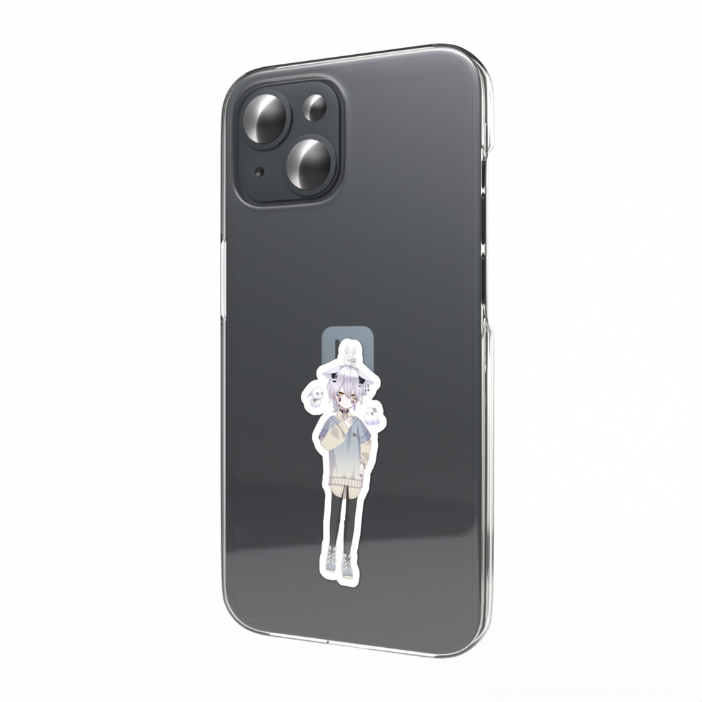 【かに】02月記念日-スマホステッカーG0735