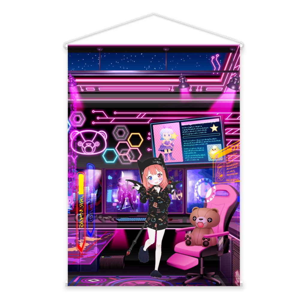 【ろんたん】02月記念日-タペストリー-G0752