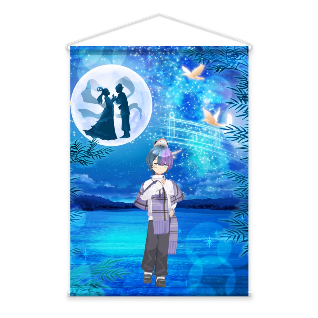 【ぶるべる。】02月記念日-タペストリー-G0742