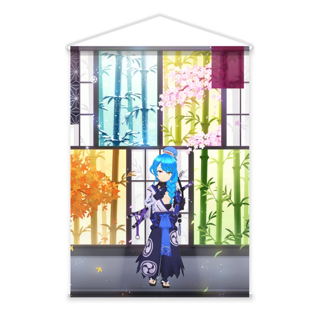 【ひろろん】02月記念日-タペストリー-G0777