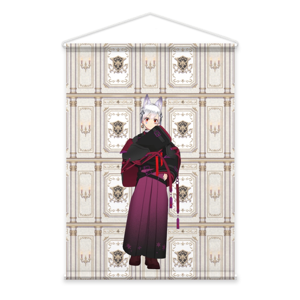 【しゅうにゃん】02月記念日-タペストリー-G0812