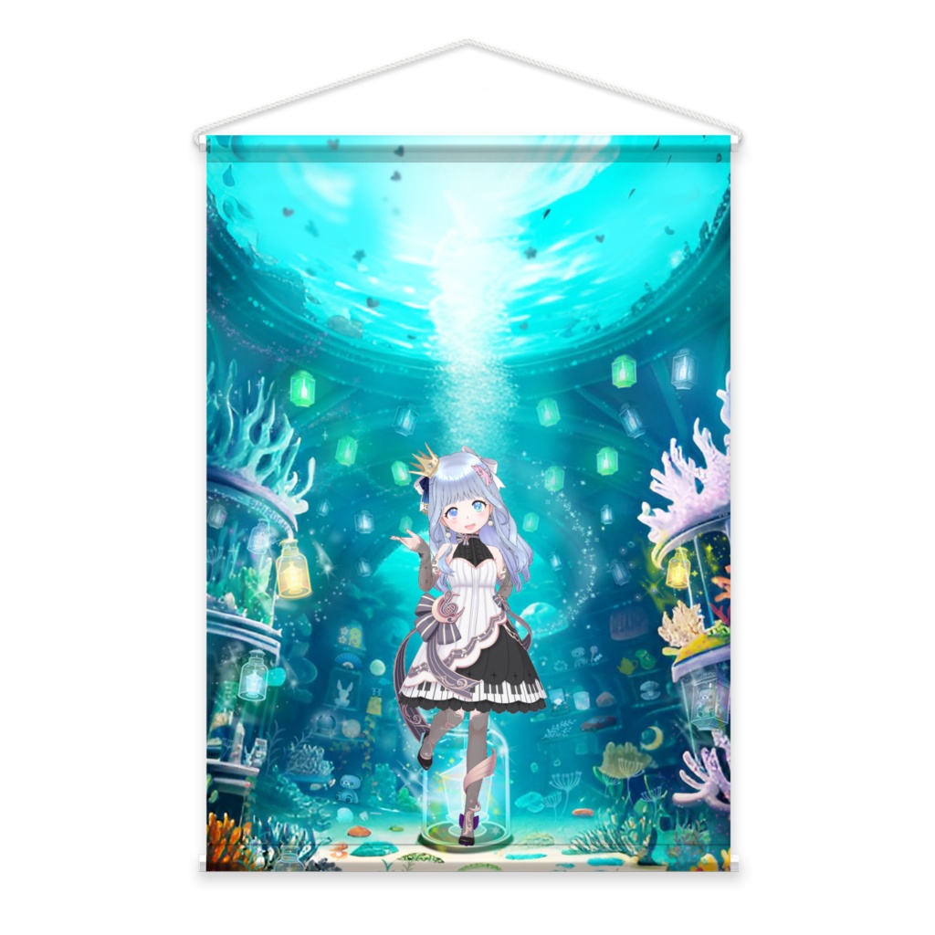 【アクア】02月記念日-タペストリー-G0900