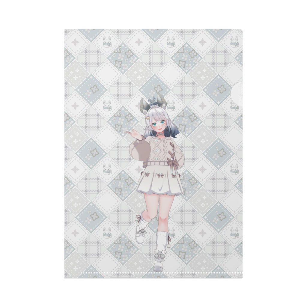 【白猫 凛】02月記念日-クリアファイル-G0952