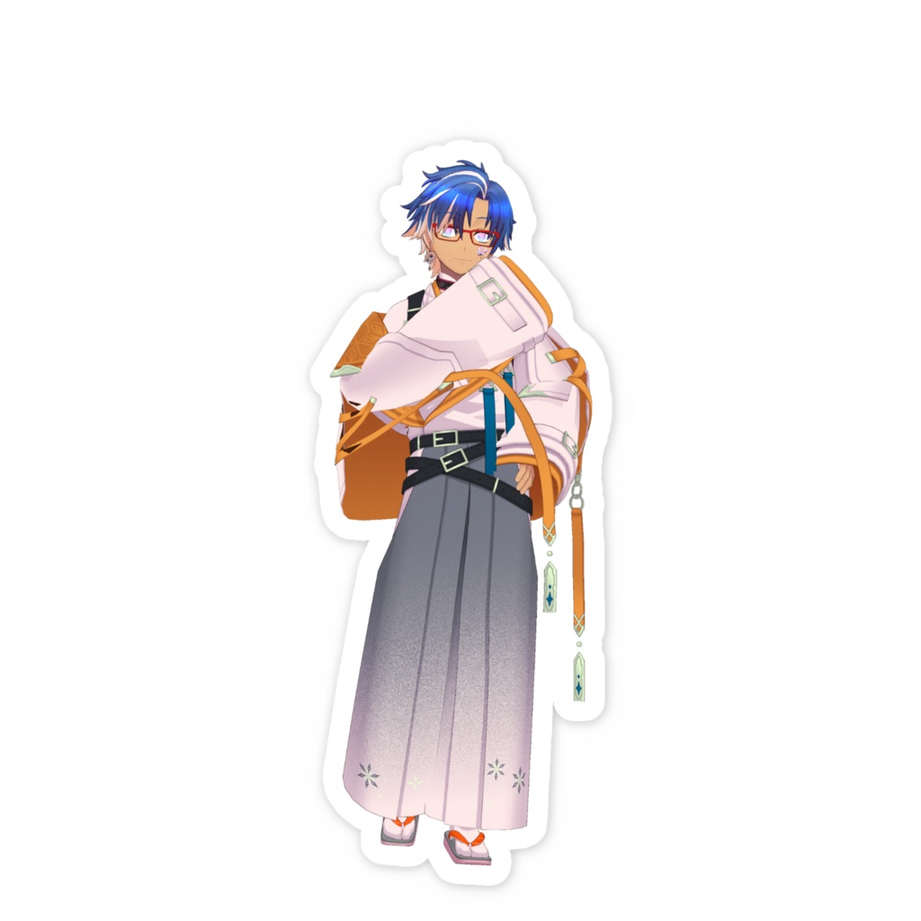 【叢雲】02月記念日-スマホステッカーG1107