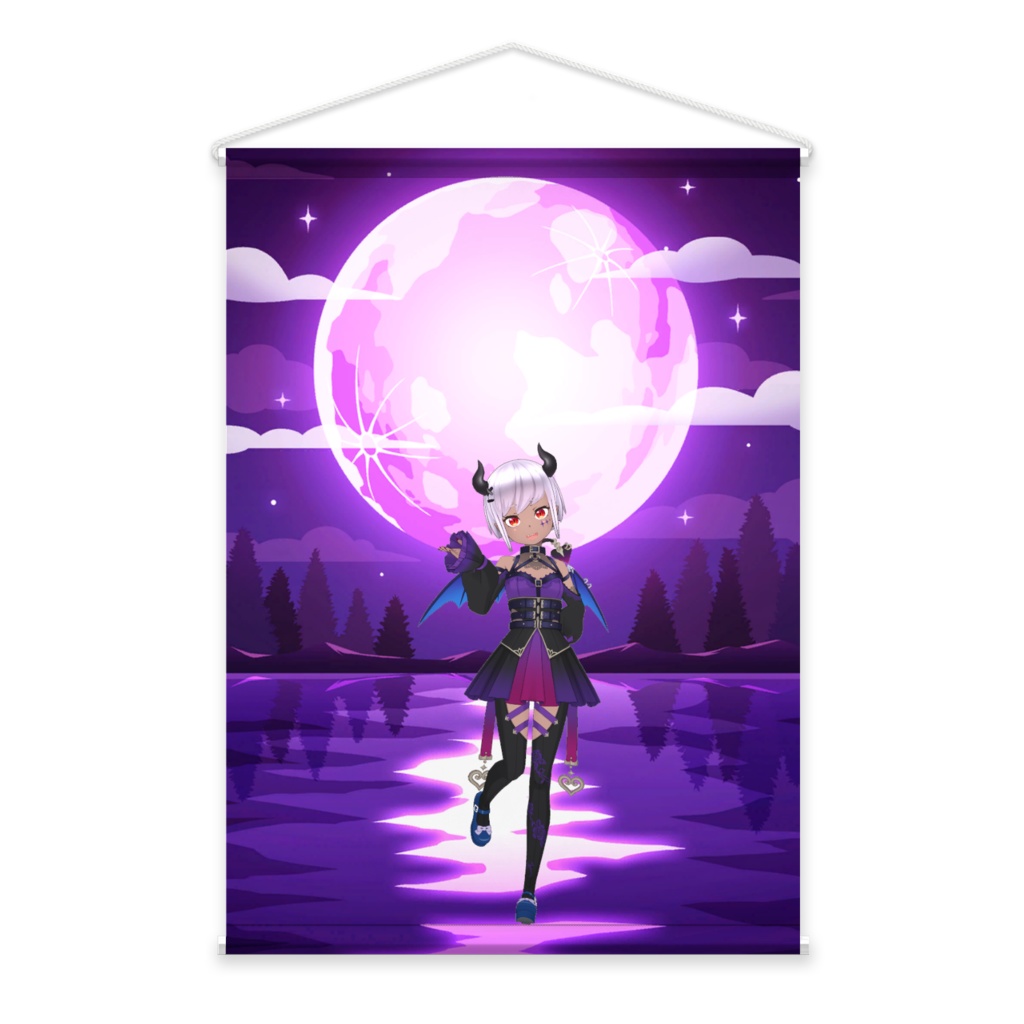 【もねちゃん！】02月記念日-タペストリー-G0767