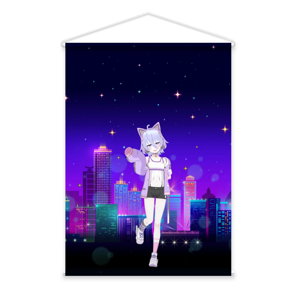 【猫松】02月記念日-タペストリー-G0844