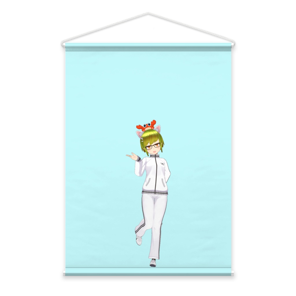 【かにぱん】02月記念日-タペストリー-G0848