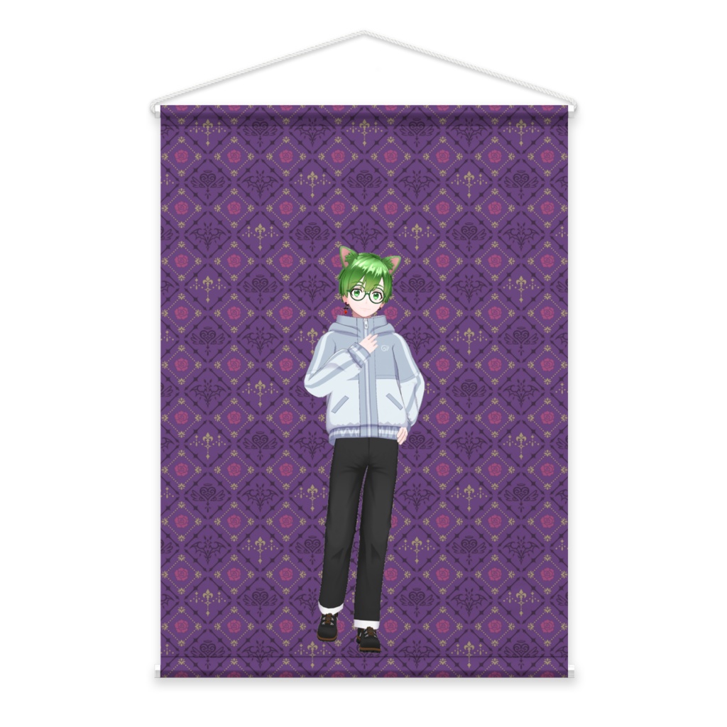 【ケン】02月記念日-タペストリー-G0854