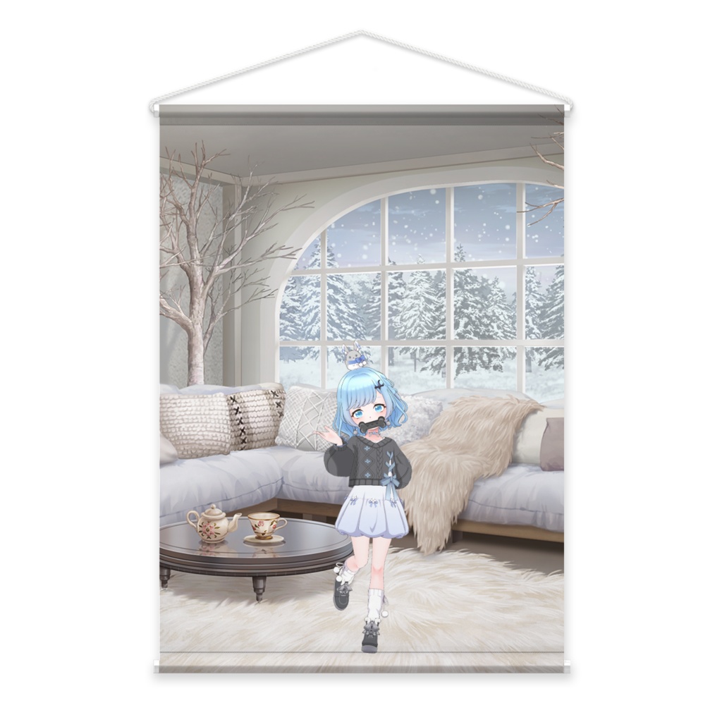 【雪華 菜愛】02月記念日-タペストリー-G1026