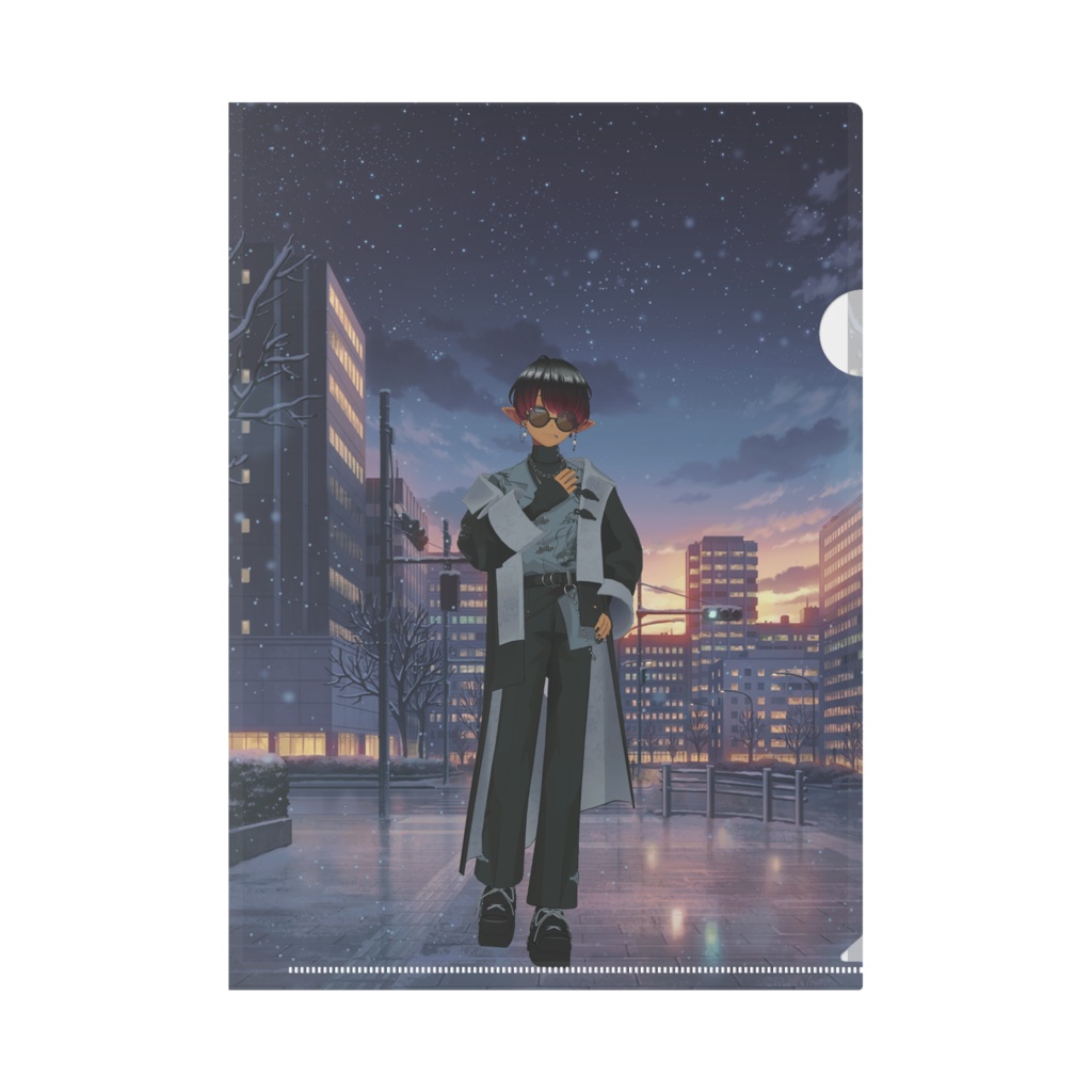 【夜桜牙狼】02月記念日-クリアファイル-G1040