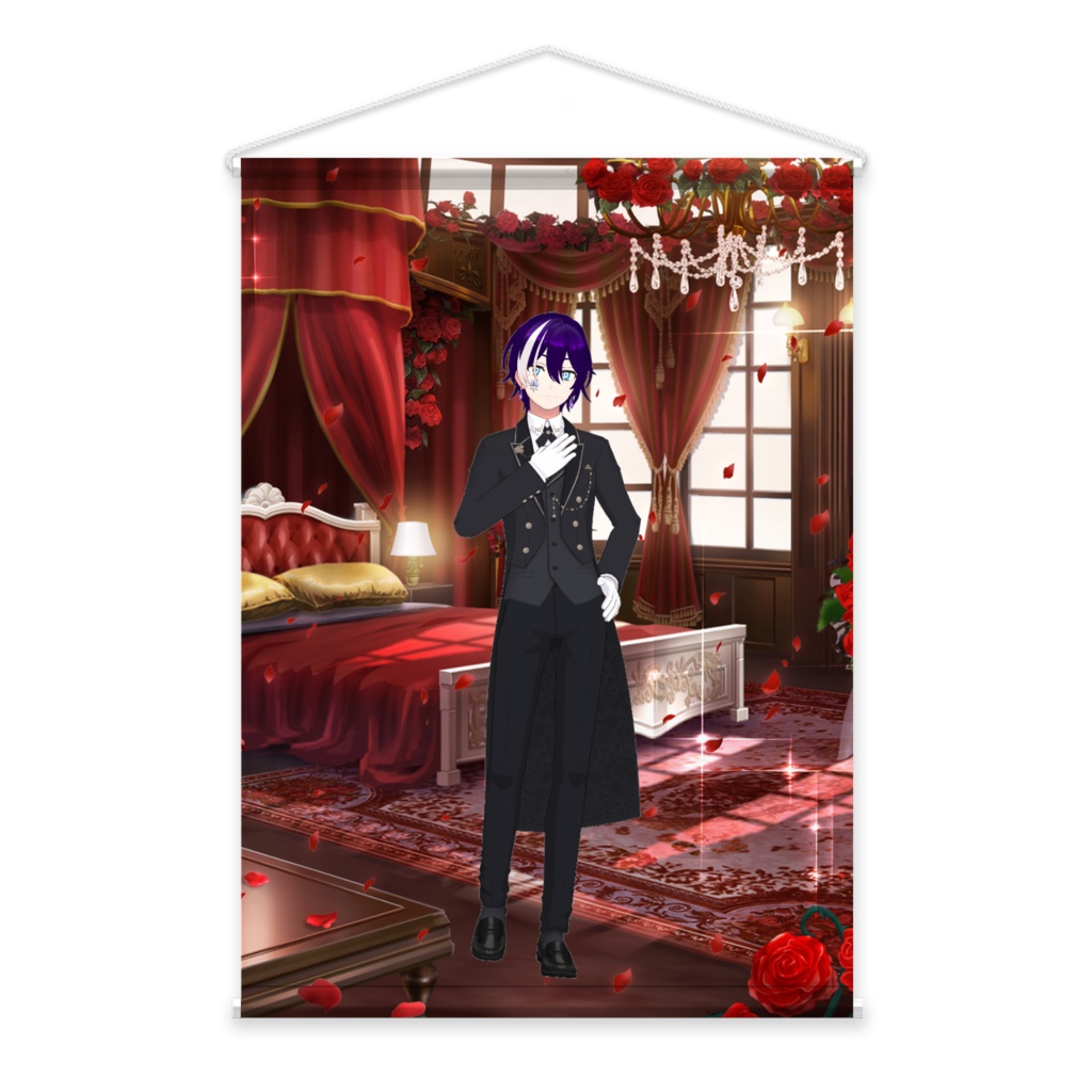 【ルンくん】02月記念日-タペストリー-G1072