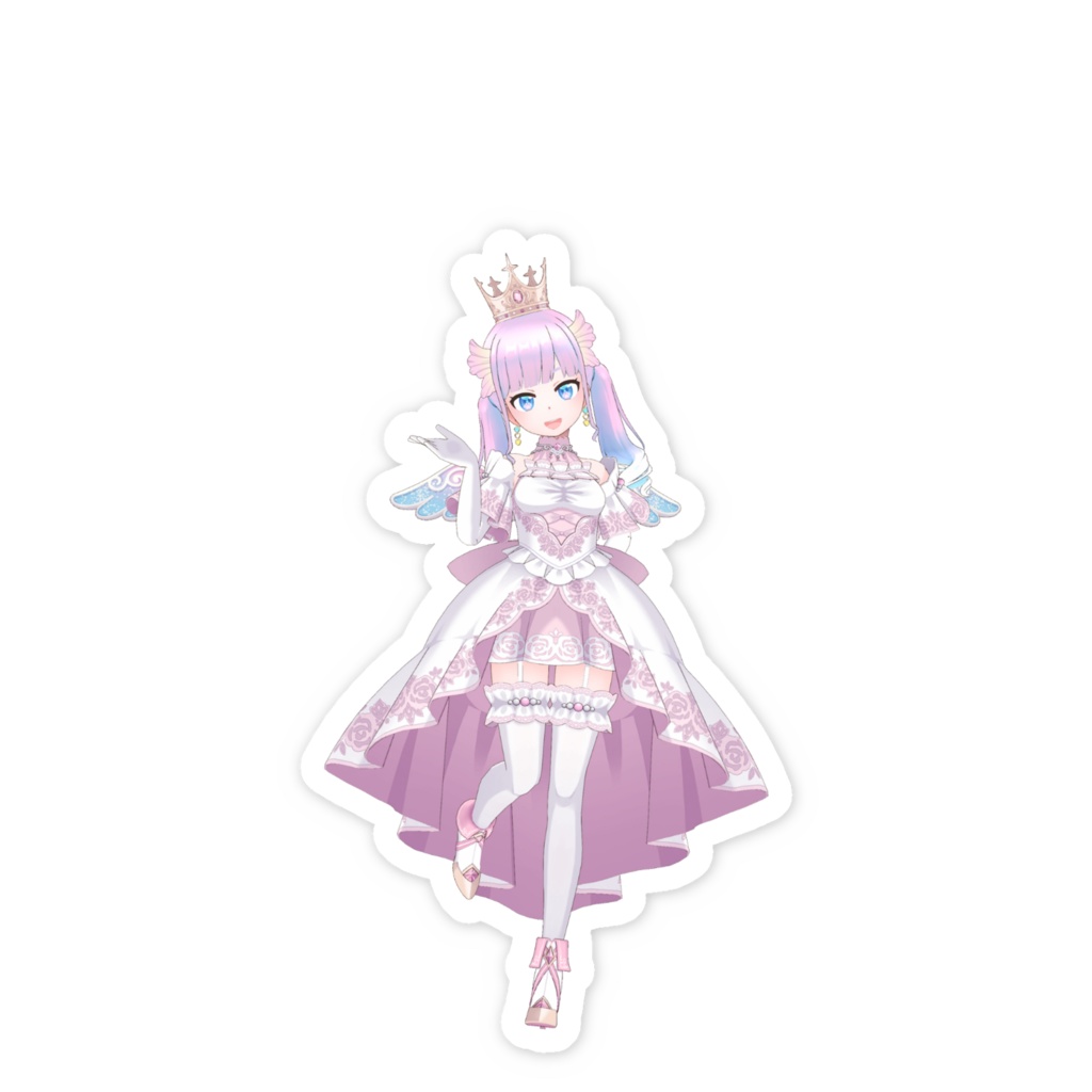 【ももころん】02月記念日-スマホステッカーG1082