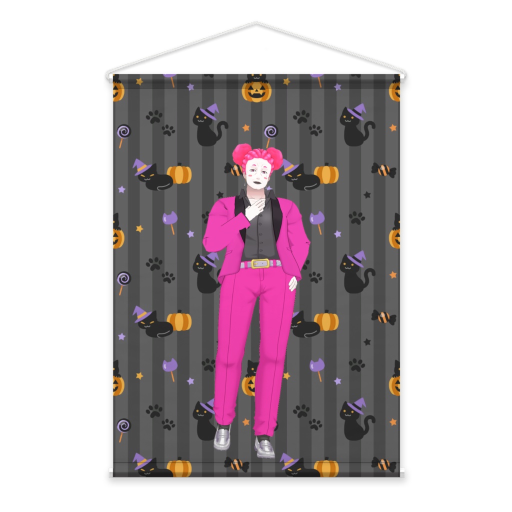 【くろの】02月記念日-タペストリー-G1129