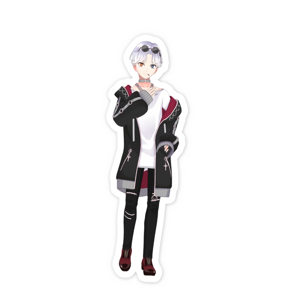 【もっち餅のこう】02月記念日-スマホステッカーG1127