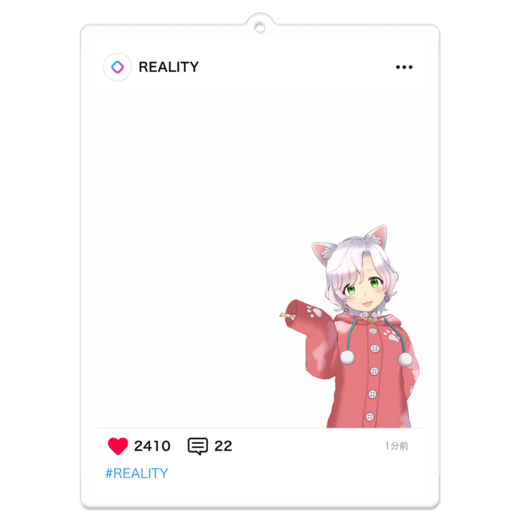 【猫mao】02月記念日-フィード風アクキーG1205