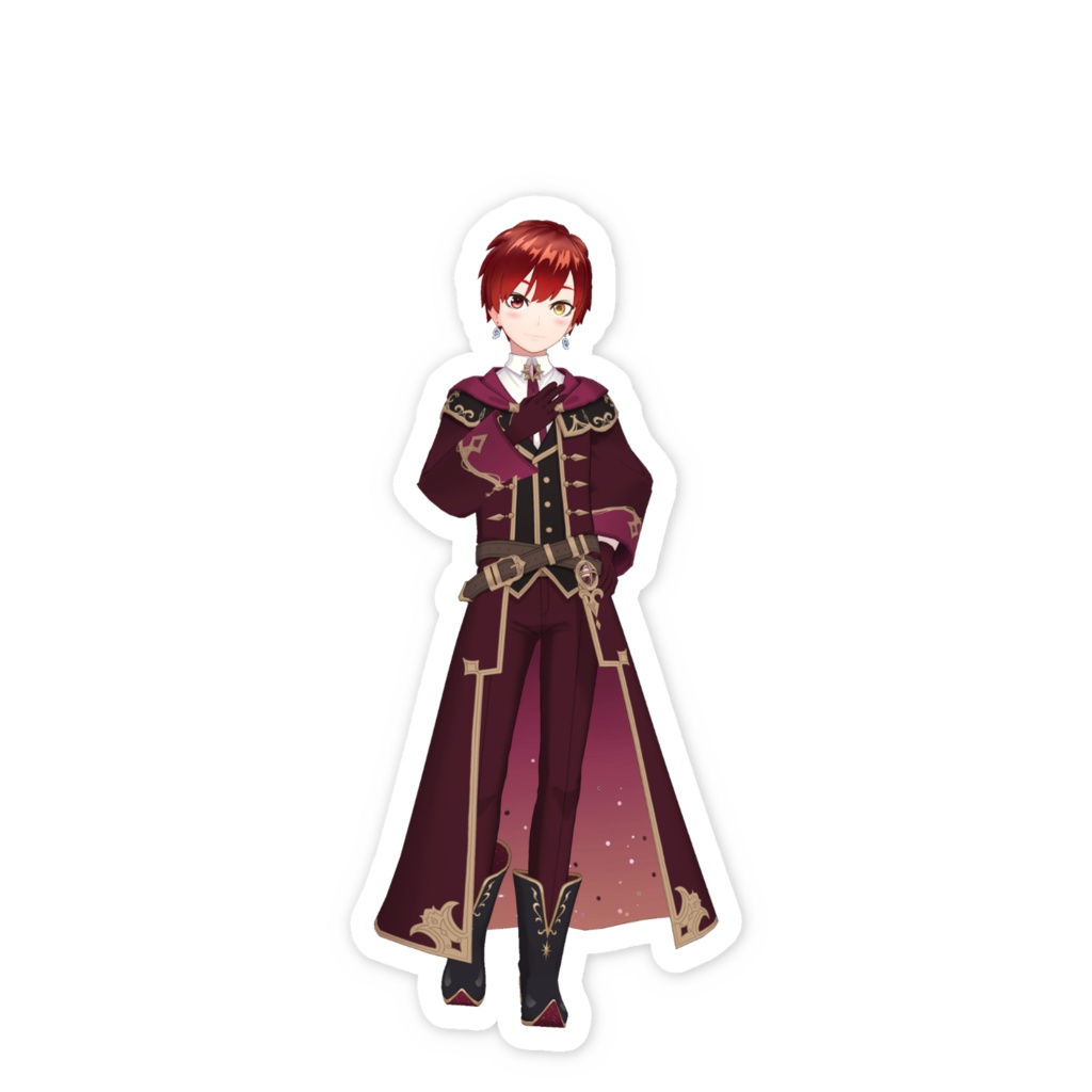 【みすけ】02月記念日-スマホステッカーG1232