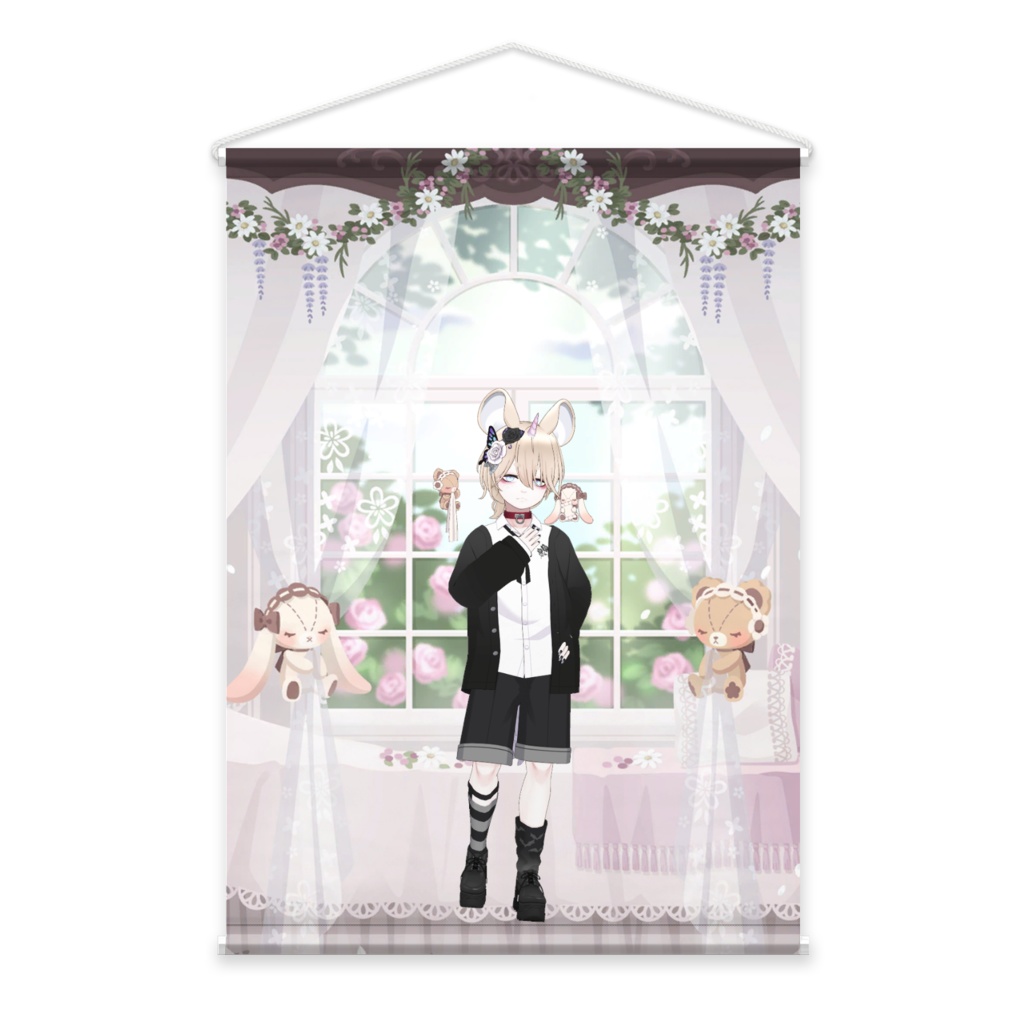 【幽迦みね】02月記念日-タペストリー-G1246