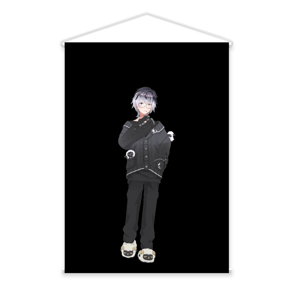 【歌楽音 はく】02月記念日-タペストリー-G1304