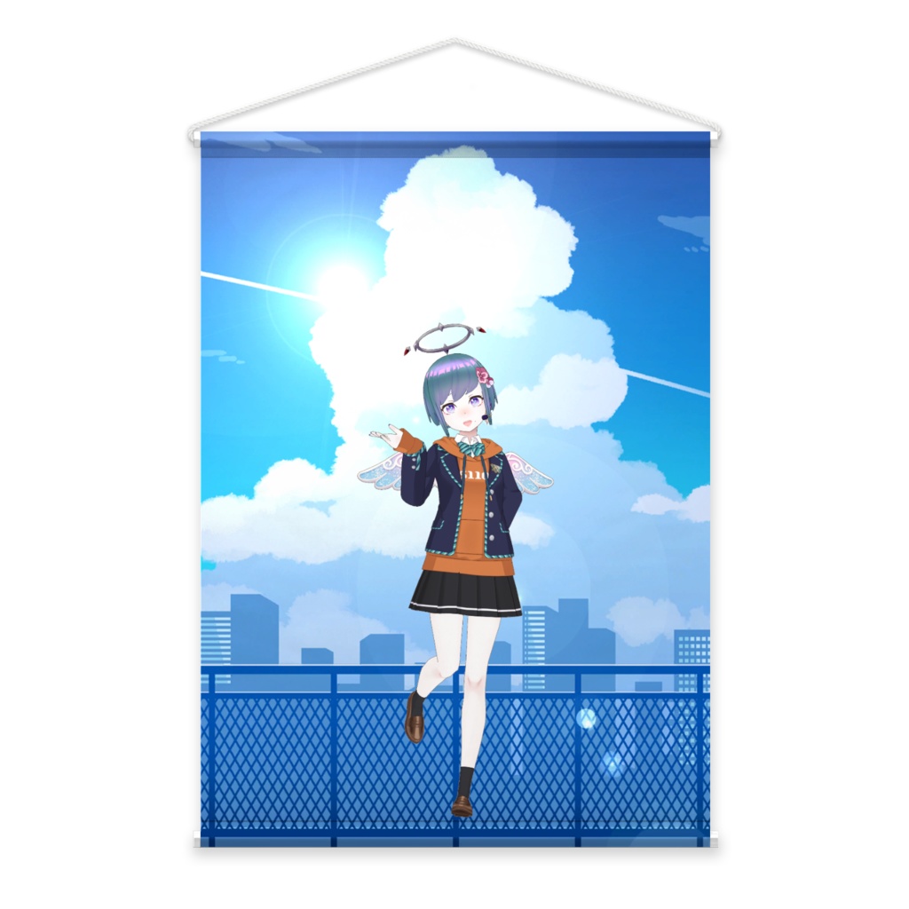 【制服を脱げない女】02月記念日-タペストリー-G1038