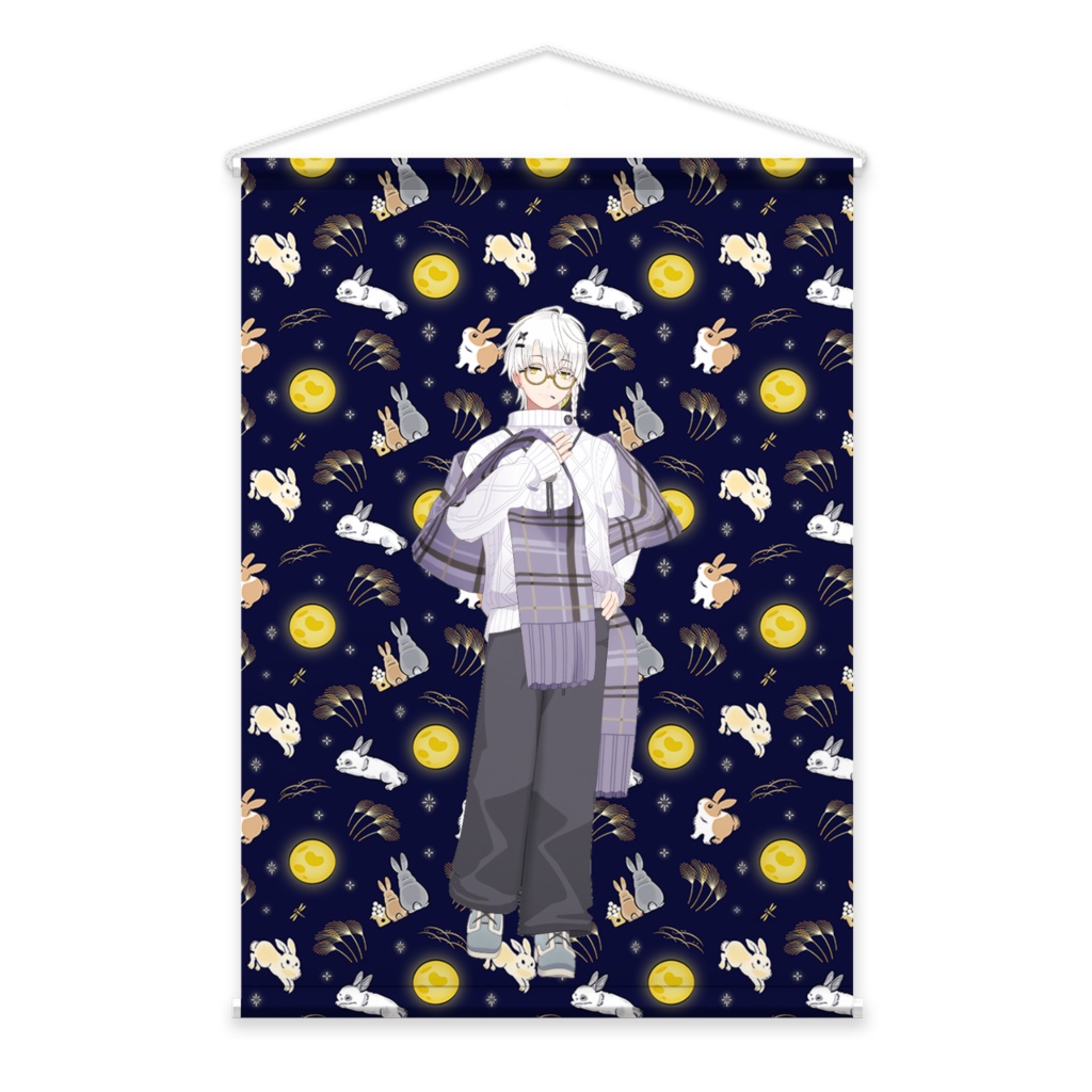 【らぴクロ】02月記念日-タペストリー-G1285