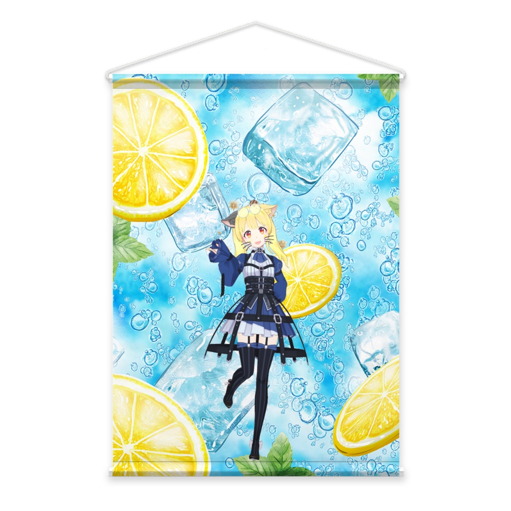 【夏凪 光凛】02月記念日-タペストリー-G1303