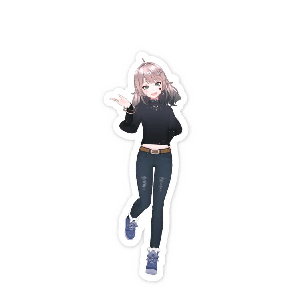 【紗蘭】02月記念日-スマホステッカーG1307