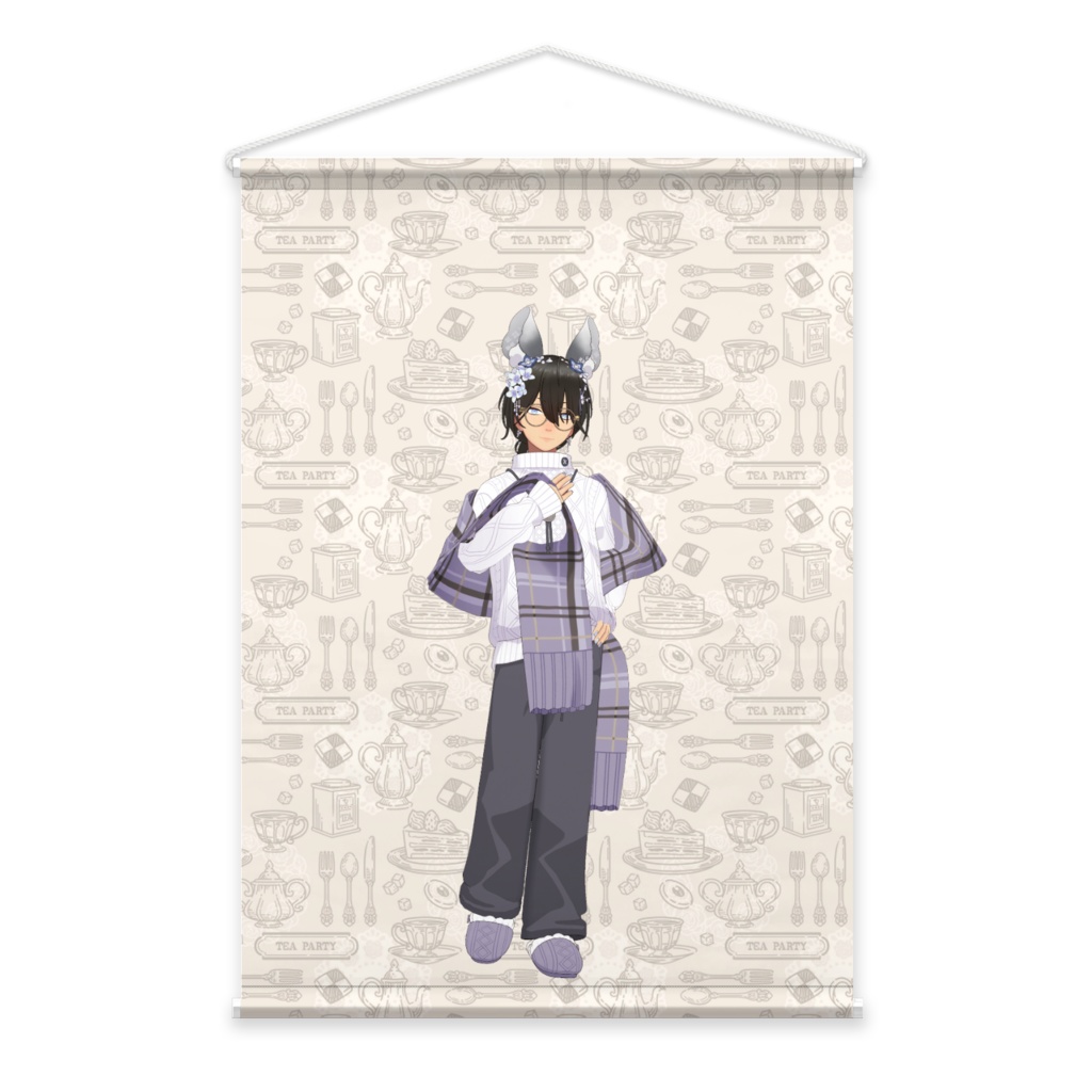 【宇諏野よしき】02月記念日-タペストリー-G1320