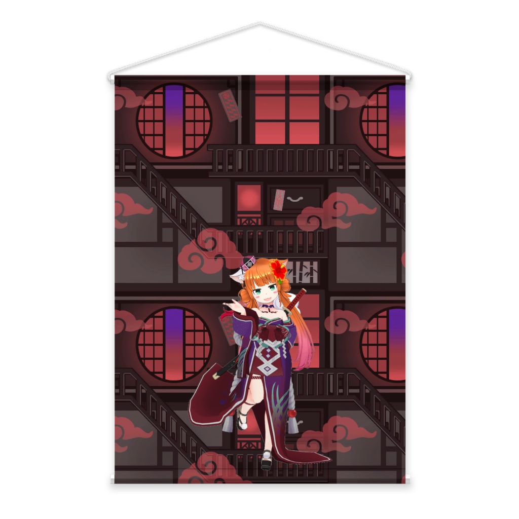 【ムカキン】02月記念日-タペストリー-G1326