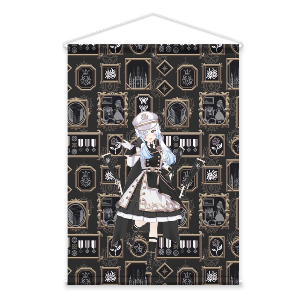 【黒椿オト】02月記念日-タペストリー-G1340