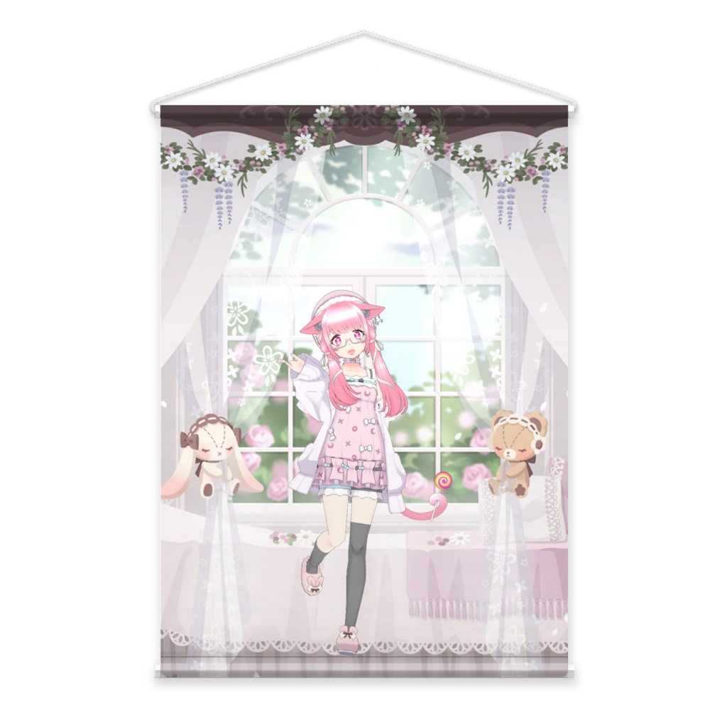 【菜那（なな）】02月記念日-タペストリー-G1337