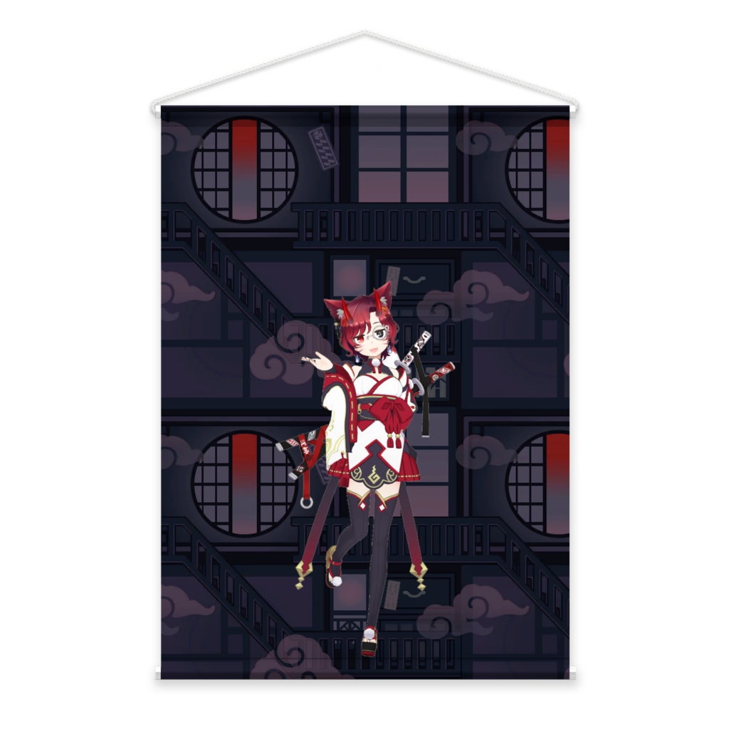 【如月レオナ】02月記念日-タペストリー-G1344