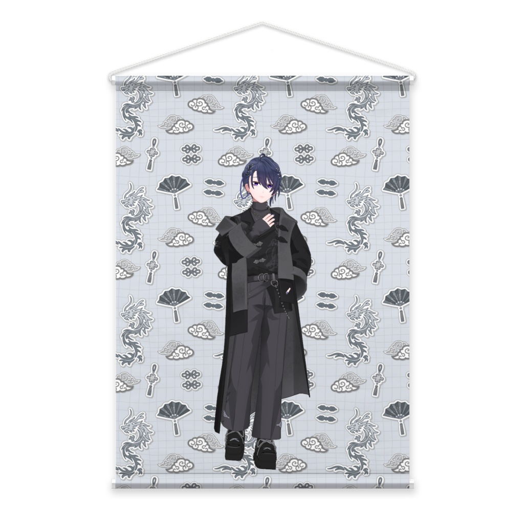 【黒神白夜】02月記念日-タペストリー-G1365