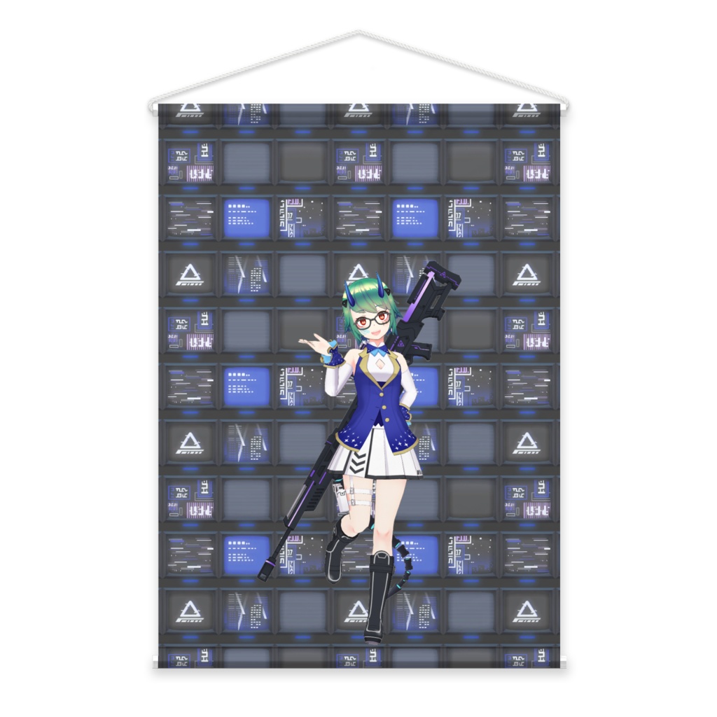 【たぶん　あえる】02月記念日-タペストリー-G1369